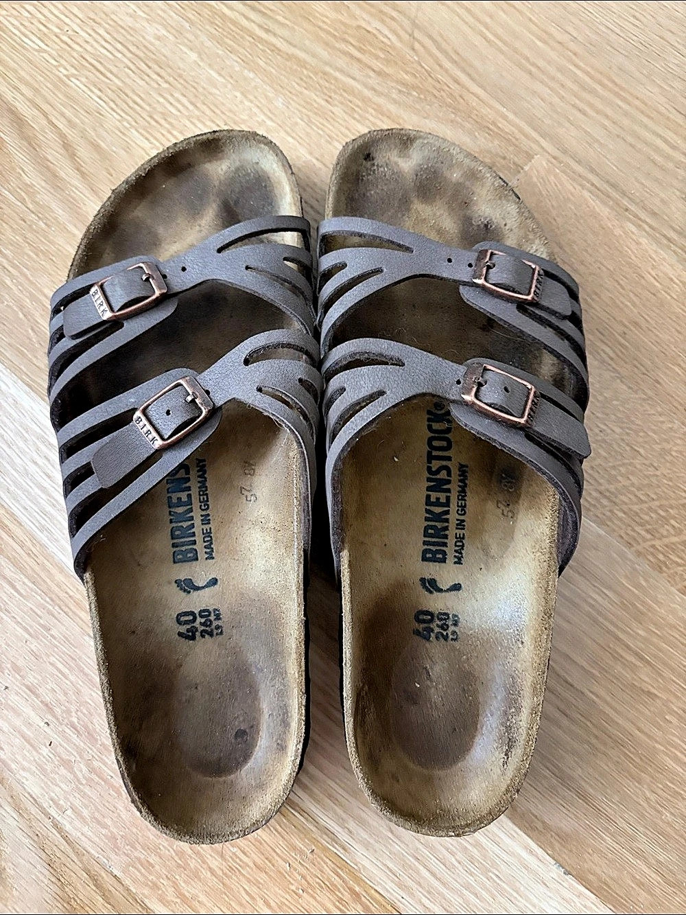 Birkenstock Arizona Sandals Gray EU 40